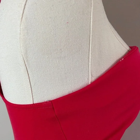 Y2K JODI KRISTOPHER Babydoll Strappy Ruched Midi Dress Party Going Out Mall Sz S - Picture 10 of 14